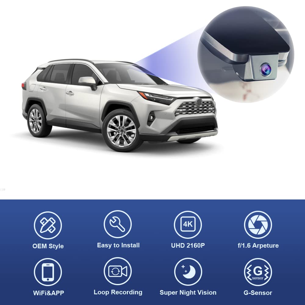 最最終値下げ！4K ドライブレコーダー ア トヨタ RAV4 & RAV4 Amazon.co.jp: 4Kドライブレコーダー トヨタ RAV4 専用(Model B